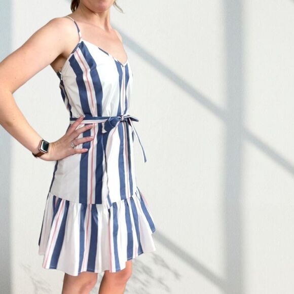 Banana Republic Striped Dress NWT - Picture 1 of 16